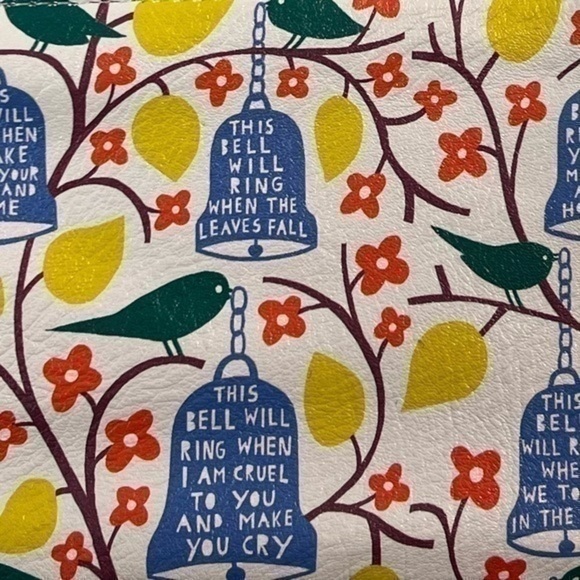🥳HP🥳 Wild & Wolf “Rob Ryan Studio” Coin Purse - Picture 6 of 6